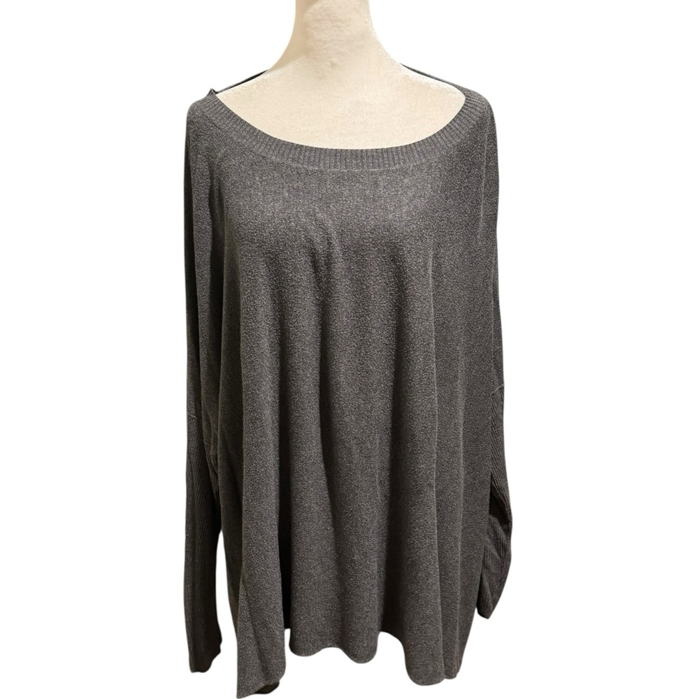 Eileen Fisher Oversized Heather Grey Sweater. Size XL. Worn.